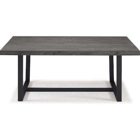 Walker Edison Furniture Walker Edison Furniture  72 in. Rustic Solid Wood Dining Table, Grey TW72DSWGY